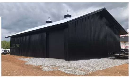 Prefab Steel Warehouse/Workshop/Hangar/Poultry House/Hall Building Metal Frame Building Prefabricated Steel Structure