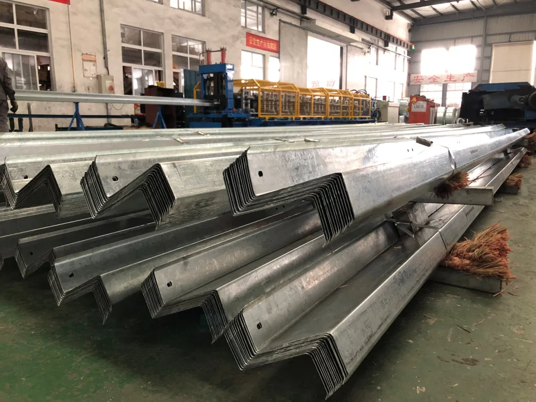 Hot Galvanizing / Steel Structure Factory House Surface / Z-Shaped Purlin