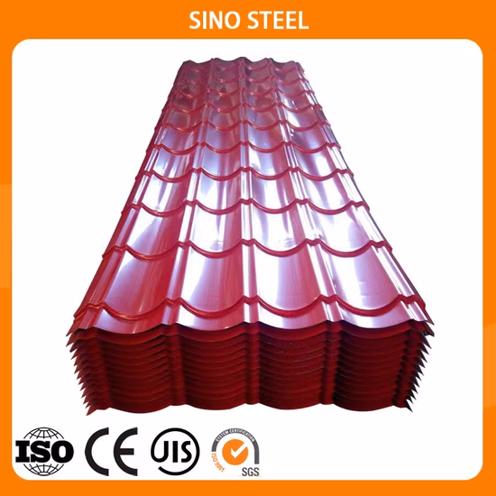 Best Price Building Material PPGI Sheet Color Coated Galvanized Steel Corrugated Roofing Sheet