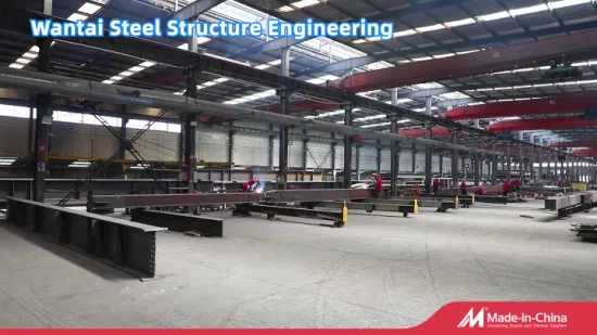 Structure en acier galvanisé d'approvisionnement bâtiment/atelier/cintre/entrepôt en acier préfabriqués